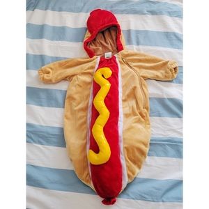 Target Plush Baby Hot Dog Halloween Costume 0-6m
